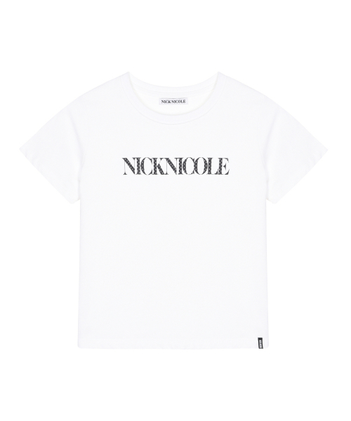 NICK&NICOLE(ニックアンドニコール)の「NICOLE DOT LETTERING SLIM TOP_WHITE(Tシャツ/カットソー・レディース・その他・FREE)」の6枚目の写真