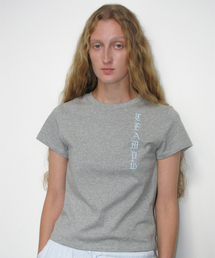 チーム76パッチショートスリーブTシャツ_メランジ