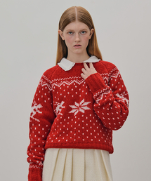 WINTER SKI KNIT RED