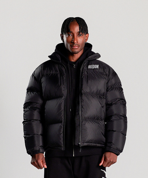 ロゴプファージャケット (ブラック)（ダウンジャケット/コート