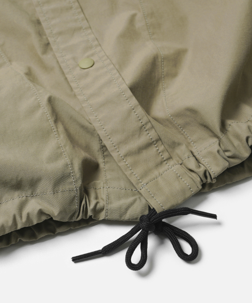 FRIZMWORKS(フリズムワークス)の「NYCO HALF COACH JACKET _ BEIGE(ナイロンジャケット・メンズ・その他・MEDIUM/LARGE/X-LARGE)」の7枚目の写真