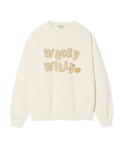 Wacky WiLLy(ワッキーウィリー)の「ウィメンズブークルマンツーマンクリーム(スウェット・レディース・その他・F)」の1枚目の写真