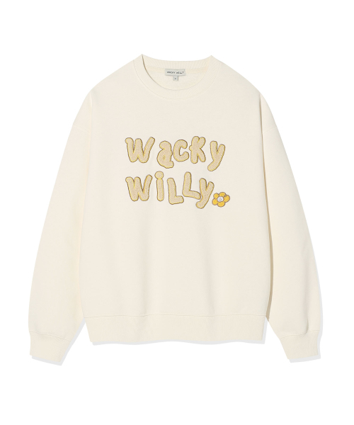 Wacky WiLLy(ワッキーウィリー)の「ウィメンズブークルマンツーマンクリーム(スウェット・レディース・その他・F)」の2枚目の写真