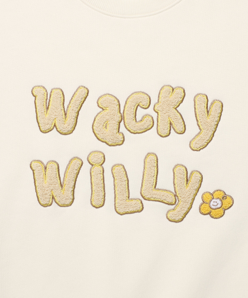 Wacky WiLLy(ワッキーウィリー)の「ウィメンズブークルマンツーマンクリーム(スウェット・レディース・その他・F)」の5枚目の写真