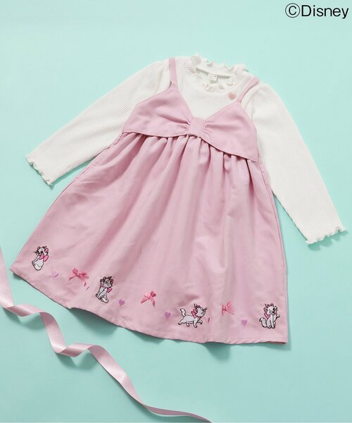 セール】WEB限定【ディズニーキャラクター/マリー】リボンワンピース