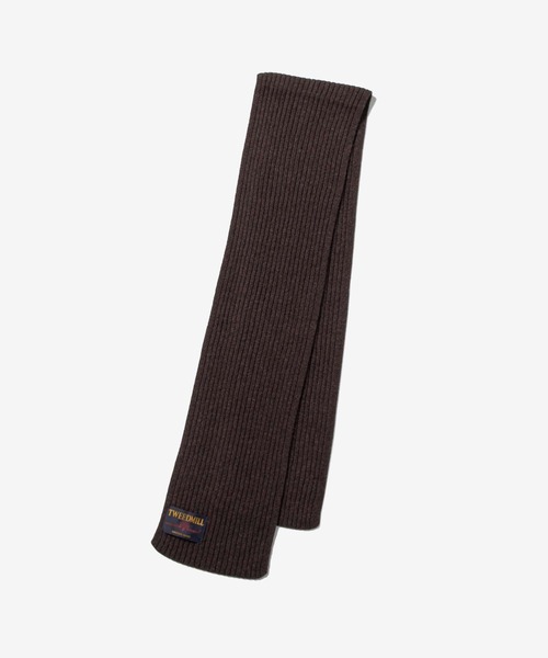 TWEED MILL(ツイードミル)の「TWEEDMILL Hinchliffe Lambswool Rib Scarf  ツイードミル ヒンチクリフ ラムウール リブ ストール(ストール/ショール・レディース・ライトベージュ/チャコール/ダークブラウン系1/ブラック・ONE SIZE)」の17枚目の写真