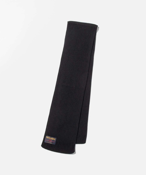 TWEED MILL(ツイードミル)の「TWEEDMILL Hinchliffe Lambswool Rib Scarf  ツイードミル ヒンチクリフ ラムウール リブ ストール(ストール/ショール・レディース・ライトベージュ/チャコール/ダークブラウン系1/ブラック・ONE SIZE)」の19枚目の写真