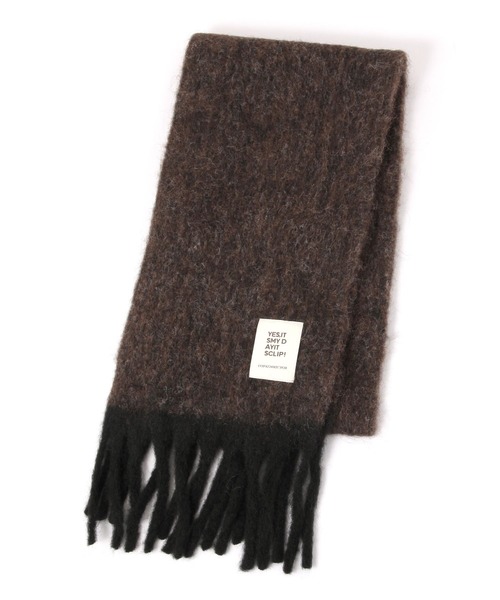 studio CLIP（スタディオクリップ）の「柔らかミックスカラーマフラー（マフラー・レディース・グリーン/ブラウン/ナチュラル/レッド・FREE）」の9枚目の写真