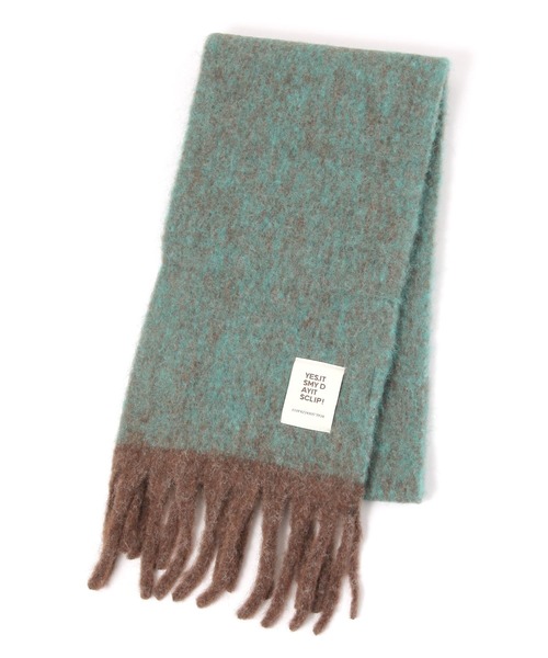 studio CLIP（スタディオクリップ）の「柔らかミックスカラーマフラー（マフラー・レディース・グリーン/ブラウン/ナチュラル/レッド・FREE）」の10枚目の写真