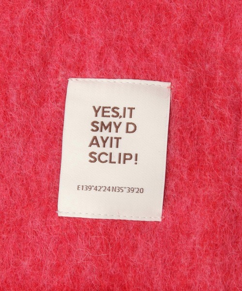 studio CLIP（スタディオクリップ）の「柔らかミックスカラーマフラー（マフラー・レディース・グリーン/ブラウン/ナチュラル/レッド・FREE）」の11枚目の写真