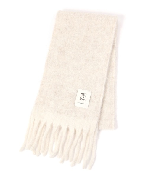 studio CLIP（スタディオクリップ）の「柔らかミックスカラーマフラー（マフラー・レディース・グリーン/ブラウン/ナチュラル/レッド・FREE）」の8枚目の写真