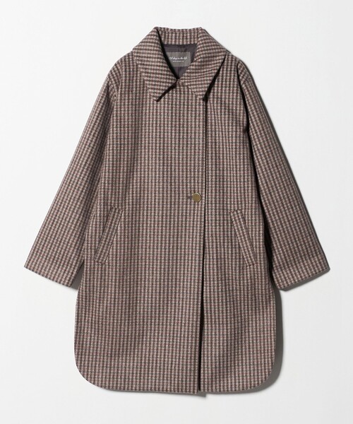 セール】ニットビーバー ステンカラーコート ＜A DAY IN THE LIFE