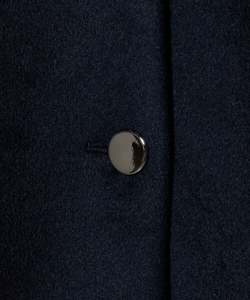 A DAY IN THE LIFE UNITED ARROWS(アデイインザライフユナイテッドアローズ)の「ニットビーバー ステンカラーコート <A DAY IN THE LIFE>(ステンカラーコート・レディース・ナチュラル/その他1/ネイビー・FREE)」の17枚目の写真