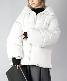 and it_（アンドイット）の「スタンドカラーフェイクダウンコート（ダウンジャケット/コート）」