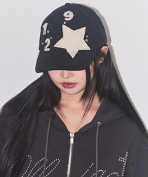 ILLIGO（イリゴ）の「129 Star Patch Ball Cap Black（キャップ）」