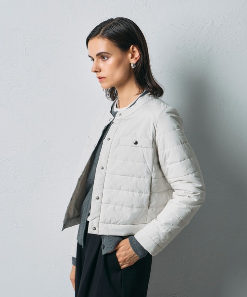 N.O.R.C（ノーク）の「中綿ショートキルトコート【ファンクション】（その他アウター・レディース・アイボリー/ブラック・フリー）」の18枚目の写真