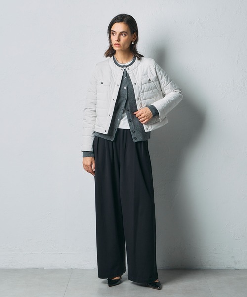 N.O.R.C（ノーク）の「中綿ショートキルトコート【ファンクション】（その他アウター・レディース・アイボリー/ブラック・フリー）」の17枚目の写真