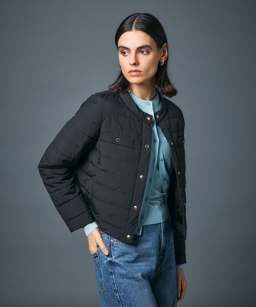 N.O.R.C（ノーク）の「中綿ショートキルトコート【ファンクション】（その他アウター・レディース・アイボリー/ブラック・フリー）」の7枚目の写真