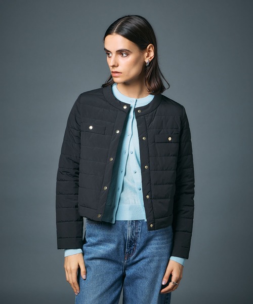 N.O.R.C（ノーク）の「中綿ショートキルトコート【ファンクション】（その他アウター・レディース・アイボリー/ブラック・フリー）」の11枚目の写真