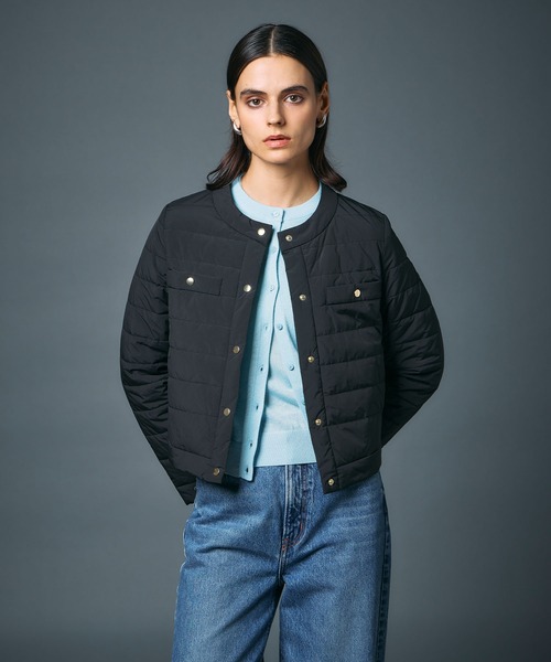 N.O.R.C（ノーク）の「中綿ショートキルトコート【ファンクション】（その他アウター・レディース・アイボリー/ブラック・フリー）」の12枚目の写真