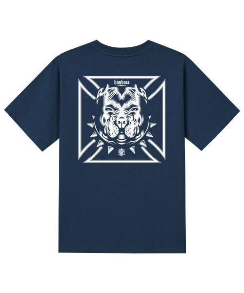 KAN6312(カン6312)の「KTN0114 フィットブル 半袖Tシャツ - ネイビー(Tシャツ/カットソー・メンズ・その他・SMALL/MEDIUM/LARGE/X-LARGE)」の1枚目の写真