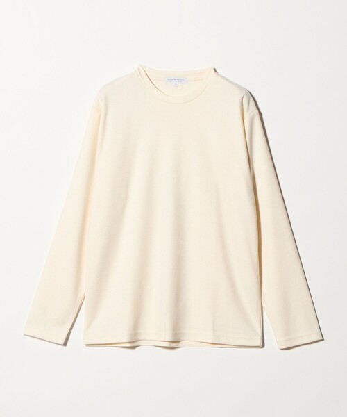 A DAY IN THE LIFE UNITED ARROWS(アデイインザライフユナイテッドアローズ)の「ウールブレンド ダブルジャガード カットソー<A DAY IN THE LIFE>(Tシャツ/カットソー・メンズ・ダークブラウン/ホワイト/ネイビー・M/L)」の2枚目の写真