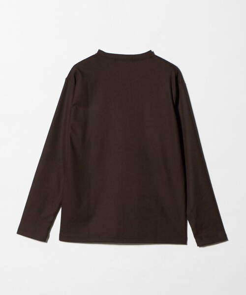 A DAY IN THE LIFE UNITED ARROWS(アデイインザライフユナイテッドアローズ)の「ウールブレンド ダブルジャガード カットソー<A DAY IN THE LIFE>(Tシャツ/カットソー・メンズ・ダークブラウン/ホワイト/ネイビー・M/L)」の4枚目の写真
