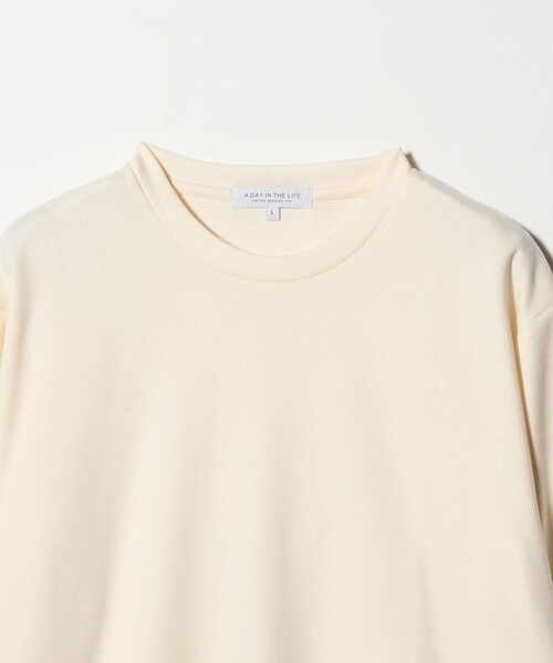 A DAY IN THE LIFE UNITED ARROWS(アデイインザライフユナイテッドアローズ)の「ウールブレンド ダブルジャガード カットソー<A DAY IN THE LIFE>(Tシャツ/カットソー・メンズ・ダークブラウン/ホワイト/ネイビー・M/L)」の9枚目の写真