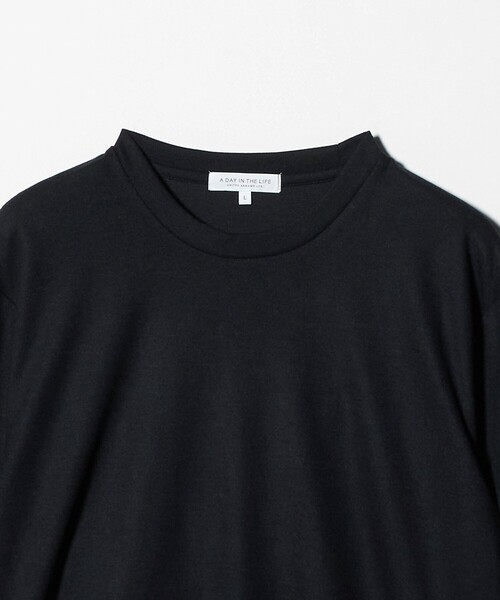 A DAY IN THE LIFE UNITED ARROWS(アデイインザライフユナイテッドアローズ)の「ウールブレンド ダブルジャガード カットソー<A DAY IN THE LIFE>(Tシャツ/カットソー・メンズ・ダークブラウン/ホワイト/ネイビー・M/L)」の12枚目の写真