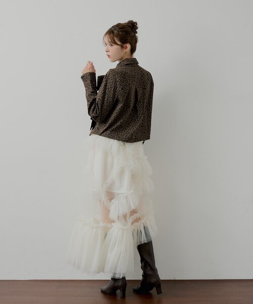 Chico（チコ）の「【SALON by Chico】リボン付きレースデザインシャツ（シャツ/ブラウス・レディース・ホワイト/ブルー/ブラウン系その他2・FREE）」の17枚目の写真