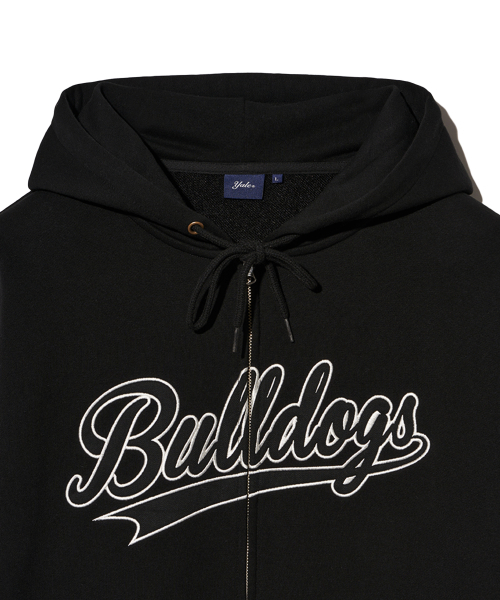 YALE(イェール)の「64 ブルドッグス ベースボール フードジップアップ_ブラック(パーカー・レディース・その他・SMALL/MEDIUM/LARGE/X-LARGE)」の4枚目の写真