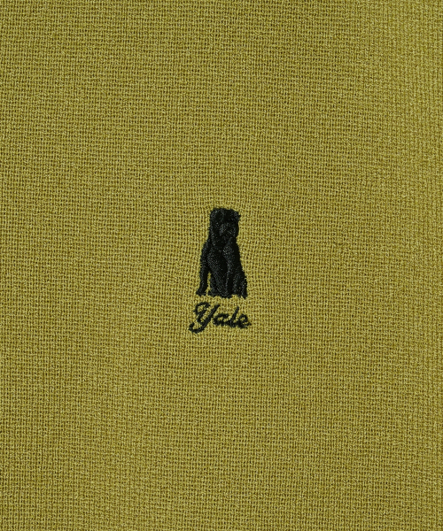 YALE(イェール)の「コンフォートクールスリットネックポロニットオリーブ(Tシャツ/カットソー・レディース・その他・SMALL/MEDIUM/LARGE/X-LARGE)」の6枚目の写真