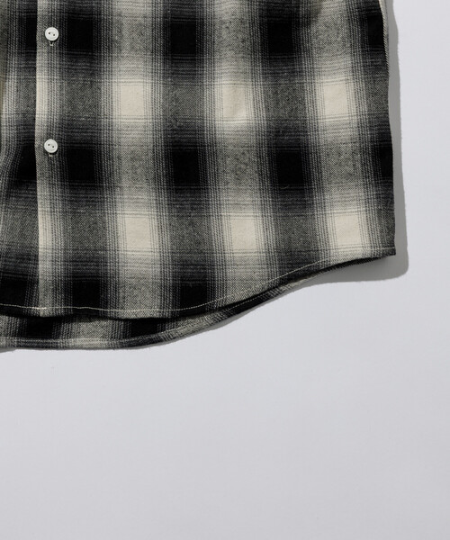 FREAK'S STORE（フリークスストア）の「FREAK'S STORE/フリークスストア チェック フランネル ワークシャツ（シャツ/ブラウス・メンズ・ブラック/ワインレッド/ブラウン・LARGE/MEDIUM）」の19枚目の写真