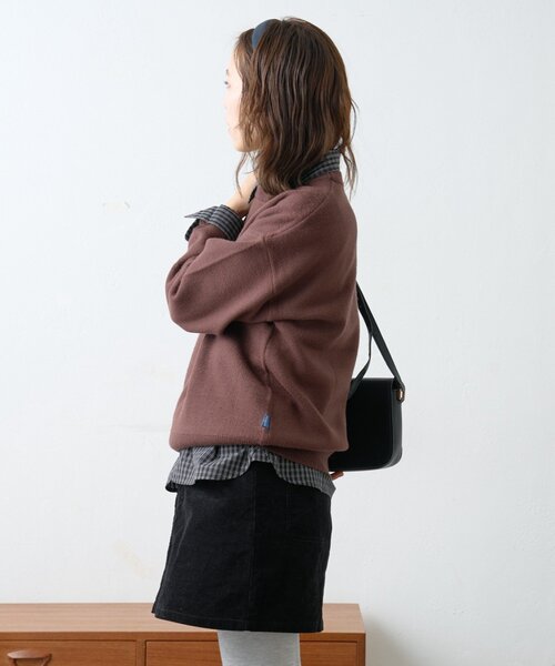 GEVACO（ゲバコ）の「【GEVACO】フラワーホースジャガードニット（ニット/セーター・レディース・ブラウン/レッド・ONE SIZE）」の6枚目の写真