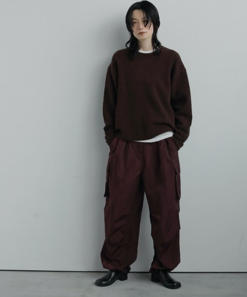 anuke Layered Scarf Knit（ニット/セーター）｜anuke（アンヌーク）の