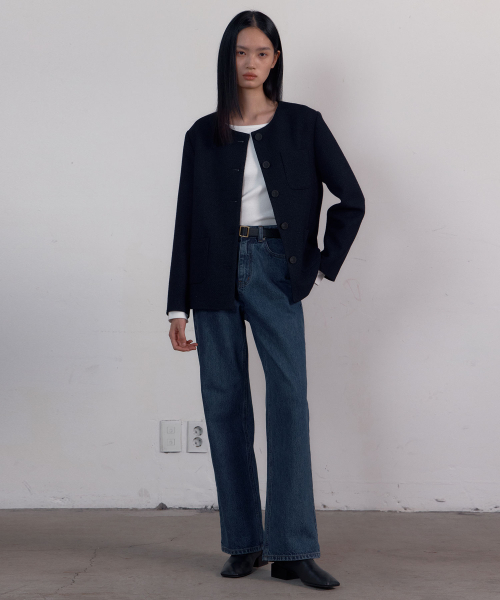 38COMEONCOMMON(38カモンコモン)の「Symbol Straight Denim Pants (Blue)(その他パンツ・レディース・その他・LARGE)」の6枚目の写真