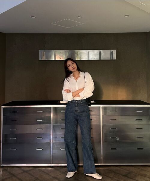 38COMEONCOMMON(38カモンコモン)の「Symbol Straight Denim Pants (Blue)(その他パンツ・レディース・その他・LARGE)」の14枚目の写真