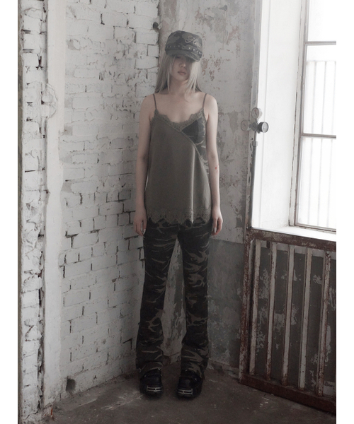 HETIT(ヘティ)の「コットンレーススリップ(カモ)(Tシャツ/カットソー・レディース・その他・FREE)」の6枚目の写真