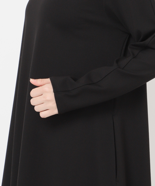 VERMEIL par iena（ヴェルメイユパーイエナ）の「《追加》2WAYロールカラーワンピース（ワンピース・レディース・ネイビー/ブラック・38/36）」の22枚目の写真