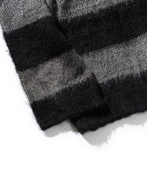VASTIC(バスティック)の「ブラシストライプニット_ブラック/チャコール(ニット/セーター・メンズ・その他・MEDIUM/LARGE)」の5枚目の写真