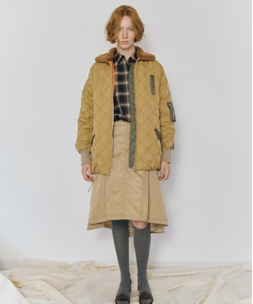 Lome military quilt coatロメミリタリーキルトコート