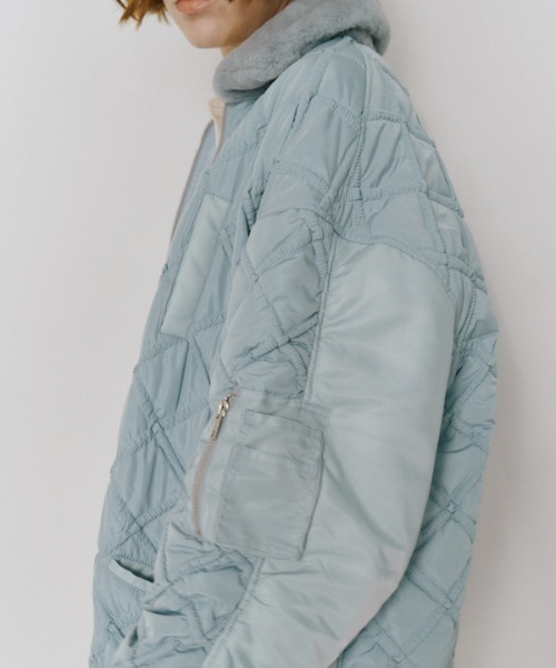 Lome military quilt coatロメミリタリーキルトコート