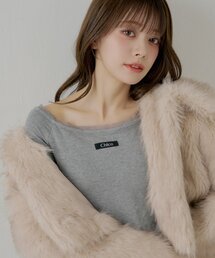 Chico | カップ付きレースコンパクトトップス(Tシャツ/カットソー)