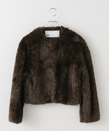 TICCA（ティッカ）の「TICCA / ティッカ レオパードファーショートコート（その他アウター）」