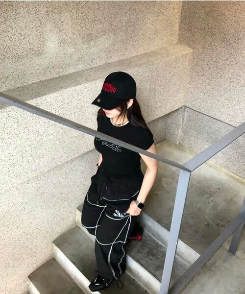 AEIAEIAE（エイエイエ）の「トラックパンツ[ブラック]（スウェットパンツ・レディース・その他・1/2）」の7枚目の写真