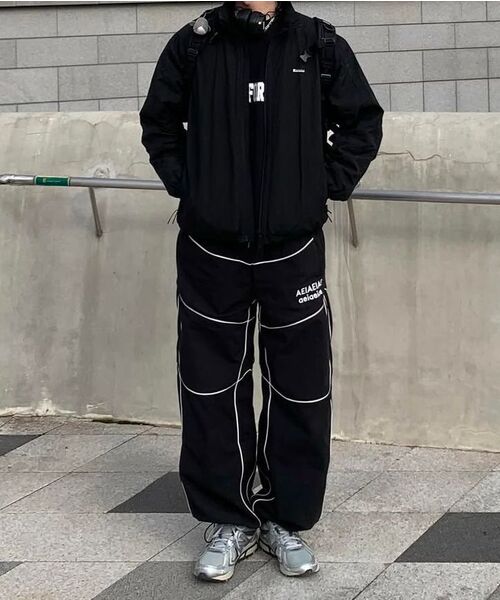 AEIAEIAE（エイエイエ）の「トラックパンツ[ブラック]（スウェットパンツ・レディース・その他・1/2）」の9枚目の写真