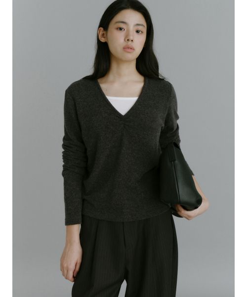 Yuje(ユジェ)の「LOUNA MIDDLE BAG (3color)(ショルダーバッグ・レディース・ブラック/ブラウン/Wine・FREE)」の10枚目の写真