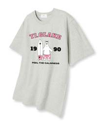 ホワイトベア オーバーサイズ 半袖Tシャツ オートミール