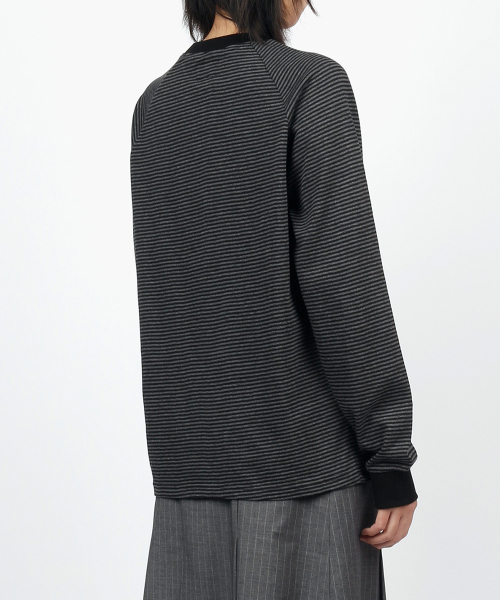 SUNNECT（ソネクト）の「EIGHTS Striped LS Tee - Black（Tシャツ/カットソー・レディース・その他・1）」の4枚目の写真