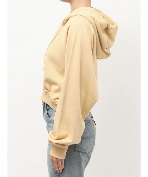 Ungrid（アングリッド）の「ダブルジップショートパーカー（パーカー・レディース・チャコールグレー/イエロー/ライトグレー・FREE）」の12枚目の写真